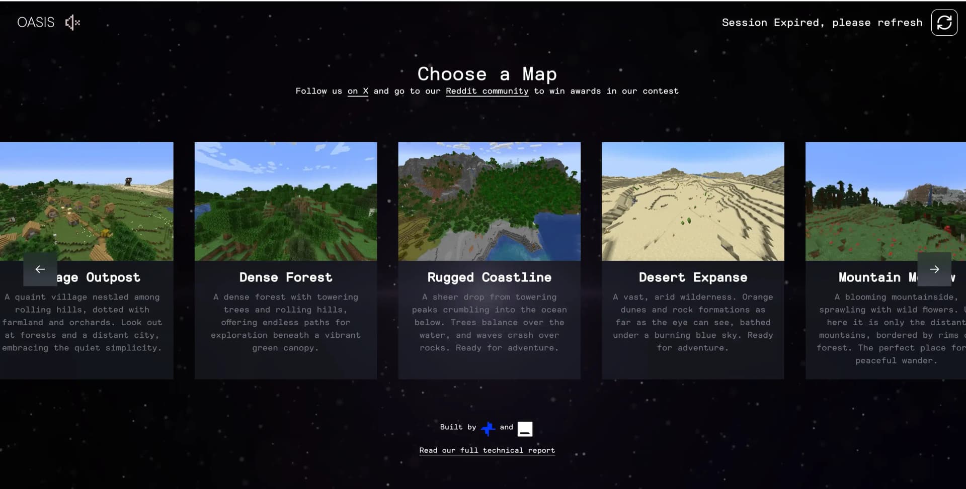 Oasis Minecraft AI